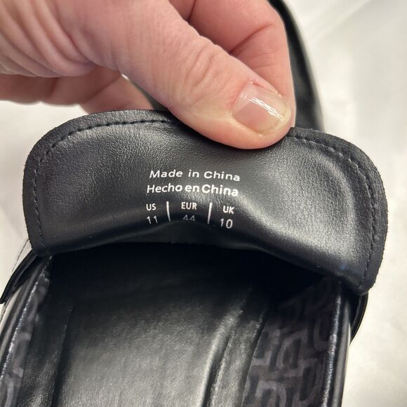 ALDO Mens Dress Shoe Monte Carlo Textured Black Synthetic Decorative Emblem Sz11 - Picture 11 of 12